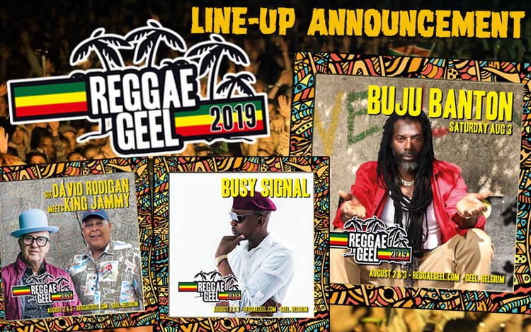 Buju Banton, Busy Signal & Kranium @ Reggae Geel 2019