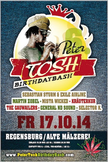 Peter Tosh Birthday Bash 2014