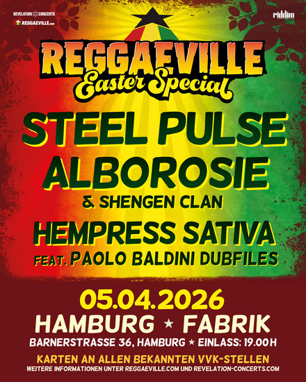 Reggaeville Easter Special - Hamburg 2026