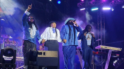 Morgan Heritage with lead singer Jemere Morgan @ Barbados Reggae Weekend 2024