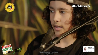 Elijah Marley - Three Little Birds @ Bob Marley's 77th Earthstrong Celebration 2022