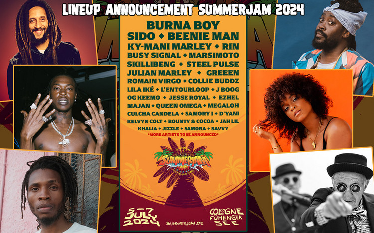 Beenie Man, Skillibeng & Julian Marley confirmed for SummerJam 2024