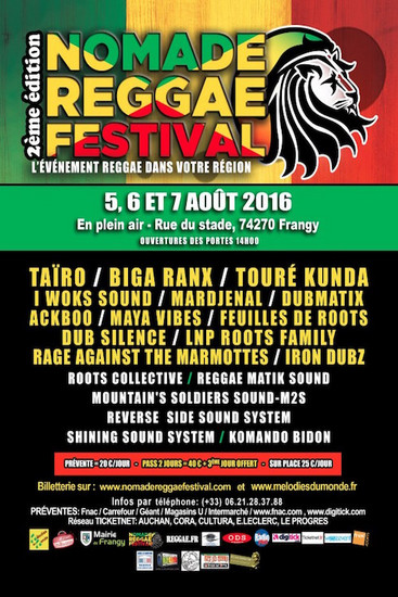 Nomade Reggae Festival 2016
