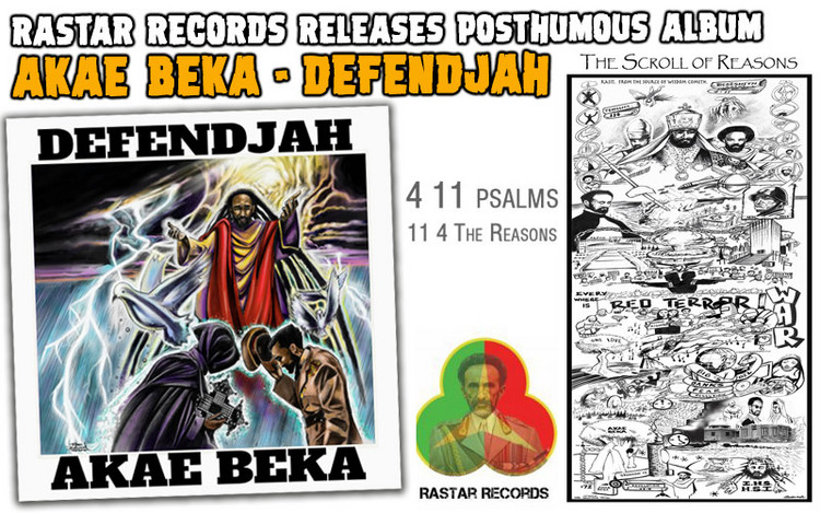 DEFENDJAH - Rastar Records Releases Posthumous Akae Beka Album