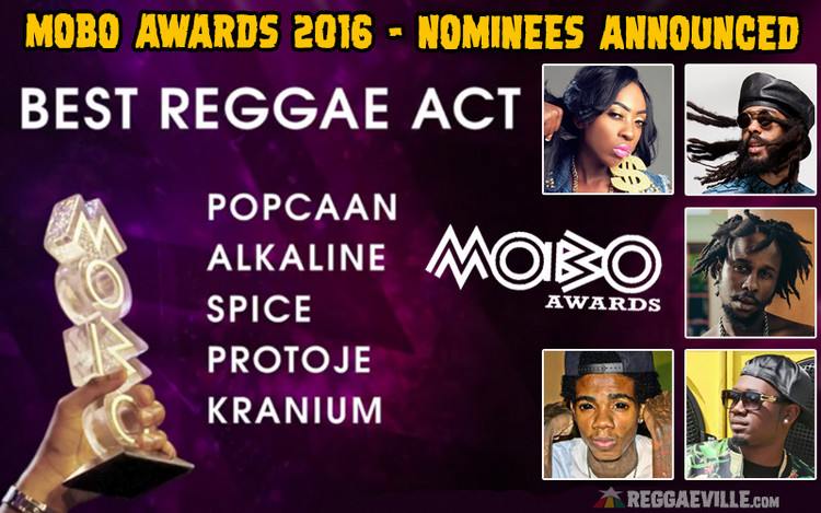 MOBO Awards 2016 - Best Reggae Act Nominees Announced