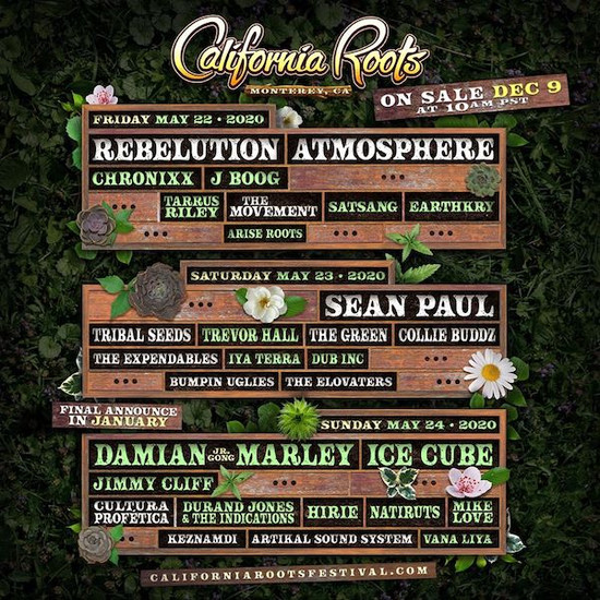 POSTPONED: California Roots Festival 2020