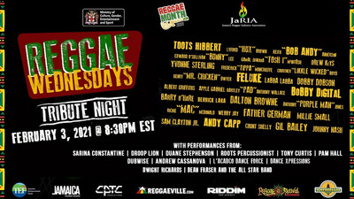 Reggae Wednesdays - Tribute Night 2021 (Live Stream)