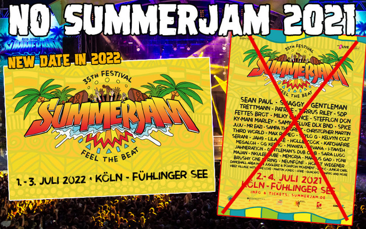 No SummerJam 2021 - New Date in 2022