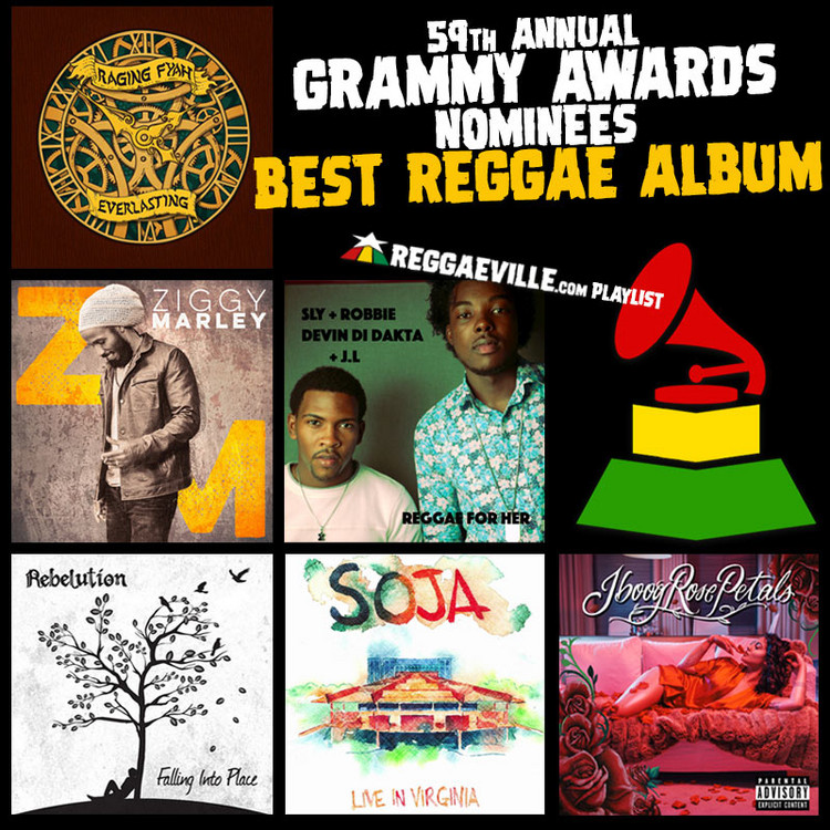 Grammy Awards - Best Reggae Album 2016 (Spotify Playlist)