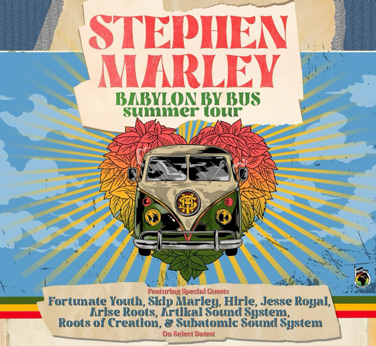 Stephen Marley 'Babylon By Bus' Summer Tour USA 2023
