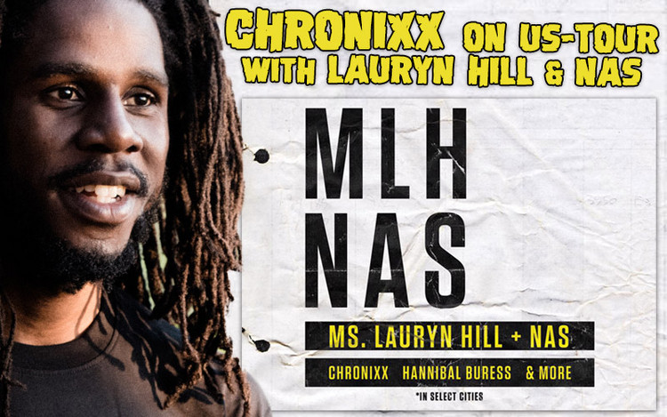 Chronixx joins Ms. Lauryn Hill & Nas on Fall 2017 North America Tour