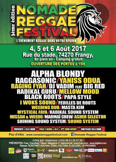 Nomade Reggae Festival 2017