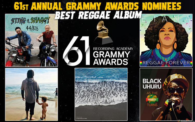 Grammy Nominees for Best Reggae Album 2018