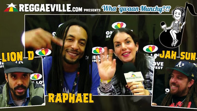 Lion D, Jah Sun & Raphael @ Wha' Gwaan Munchy?!? #33