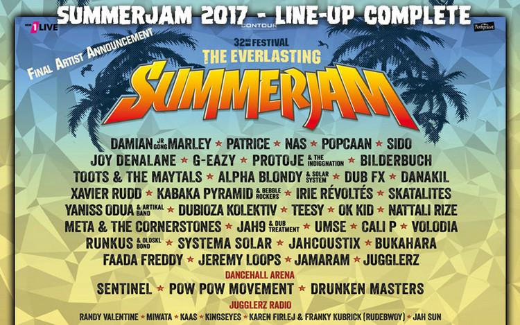 Popcaan, Nas & Jugglerz Radio added to SummerJam 2017 - Line-Up Complete