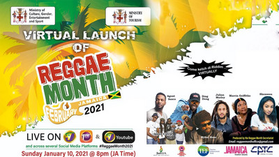 Virtual Launch of Reggae Month in Jamaica February 2021 (Live Stream)