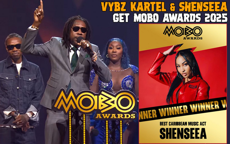 Vybz Kartel & Shenseea get MOBO Awards 2025
