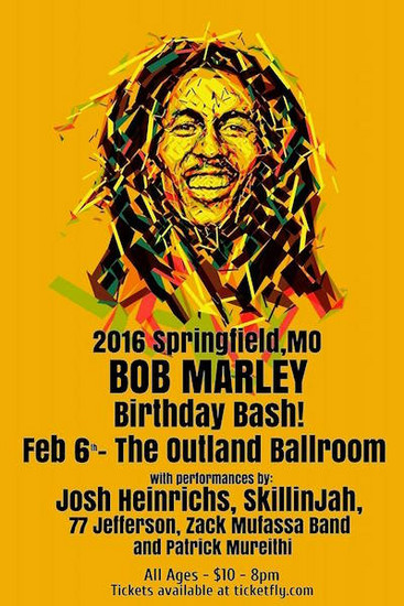 Bob Marley Birthday Bash 2016 - Springfield