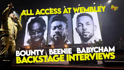 Seani B. backstage with Bounty Killer, Beenie Man and Cham @ Legends of Legends 2024