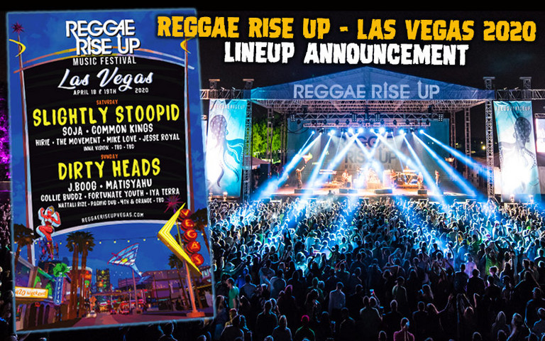 Reggae Rise Up in Las Vegas 2020 - Lineup Announcement