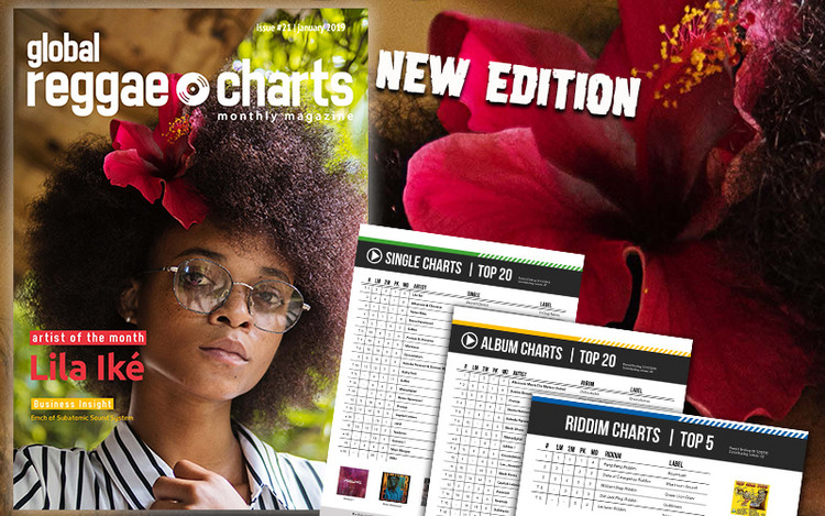 Lila Iké @ Global Reggae Charts - Issue 21 (February 2019)
