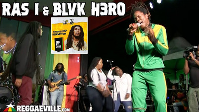 Ras I & Blvk H3ro @ Bob Marley 75th Earthstrong Celebration in Kingston, Jamaica