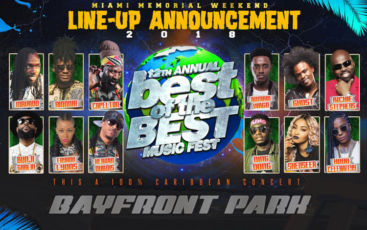 Line-Up Announcement - Best of the Best 2018