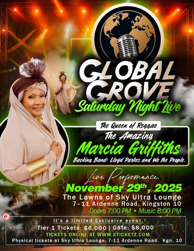 Marcia Griffiths in Kingston, Jamaica 2025