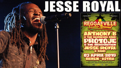 Jesse Royal - Modern Day Judas in Berlin @ Reggaeville Easter Special 2015