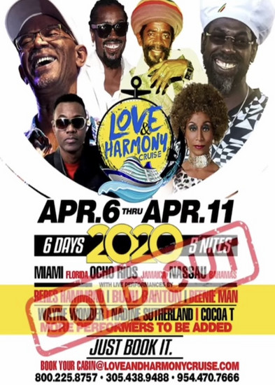 Postponed: Love & Harmony Cruise 2020