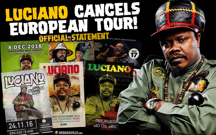 Luciano Cancels European Tour