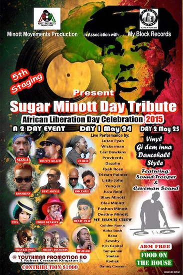 Sugar Minott Day Tribute 2015