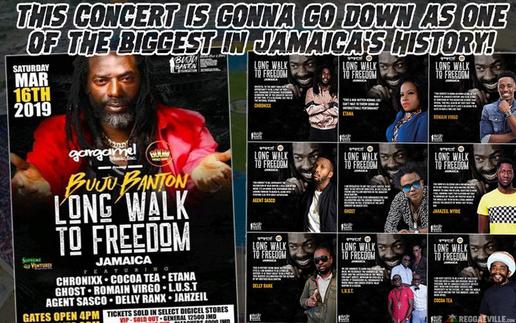 One of the Biggest Concerts in Jamaica's History - Buju Banton 2019