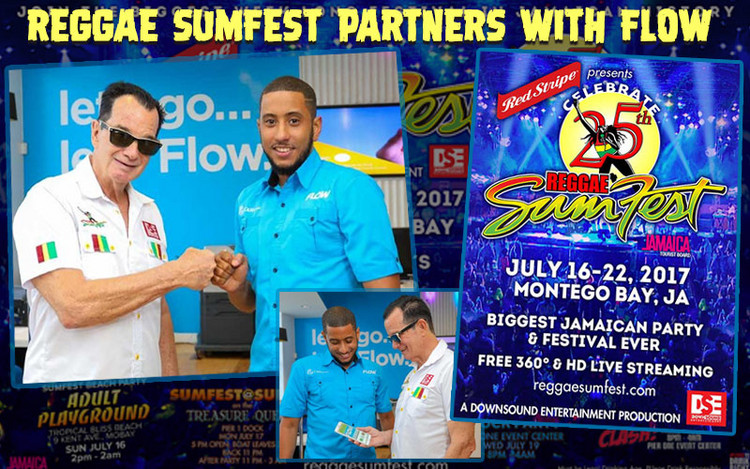 Reggae Sumfest Partners with Flow for 25th Anniversary 2017