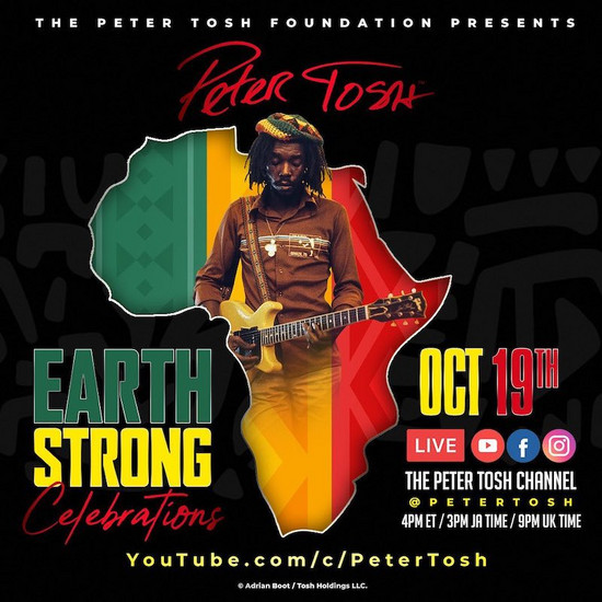 Peter Tosh Earthstrong Celebrations 2021