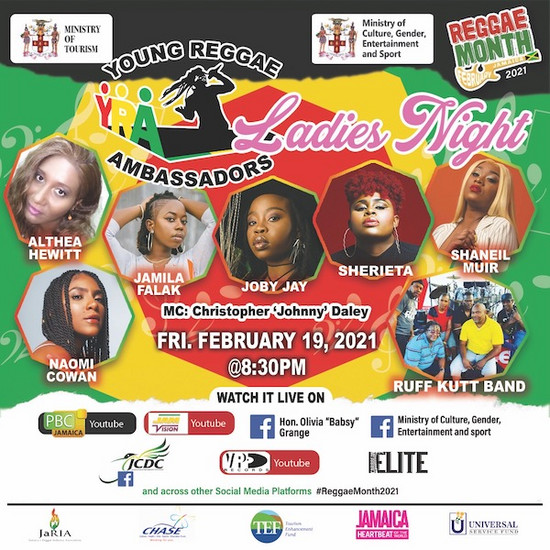 Young Reggae Ambassadors - Ladies Night 2021