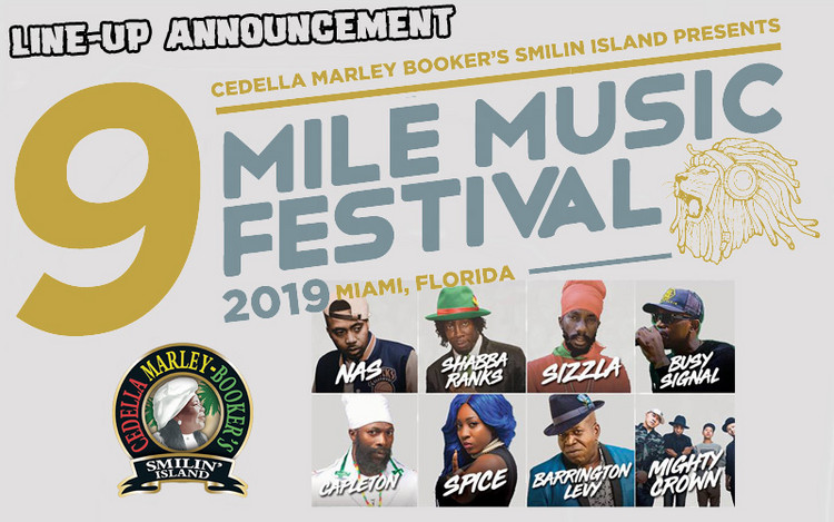 Shabba Ranks, Sizzla & Spice @ 9 Mile Music Festival 2019