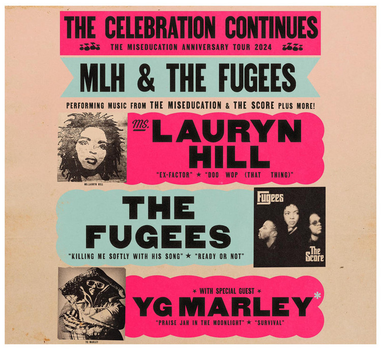 Lauryn Hill, The Fugees & YG Marley - The Miseducation Anniversary Tour | Europe 2024