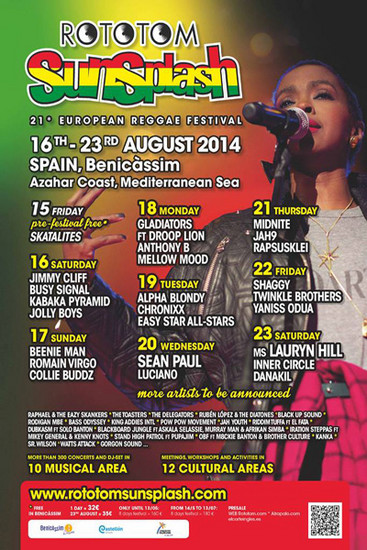 Rototom Sunsplash 2014