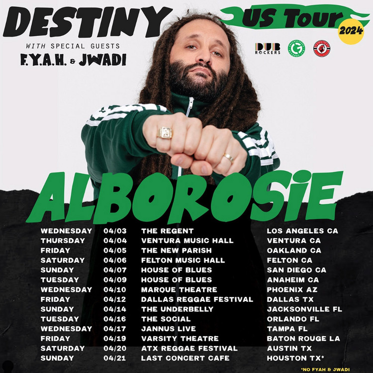 Alborosie - For The Culture US Tour | April 2024