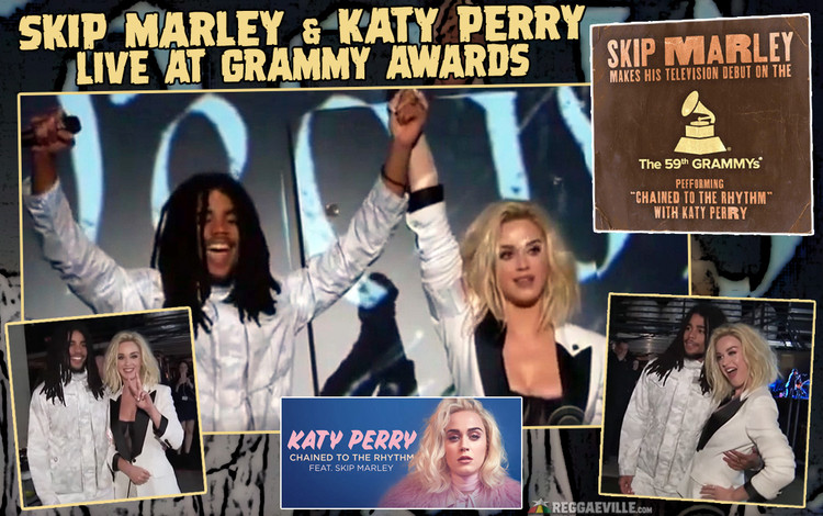 Skip Marley & Katy Perry perform new single @ Grammy Awards 2017