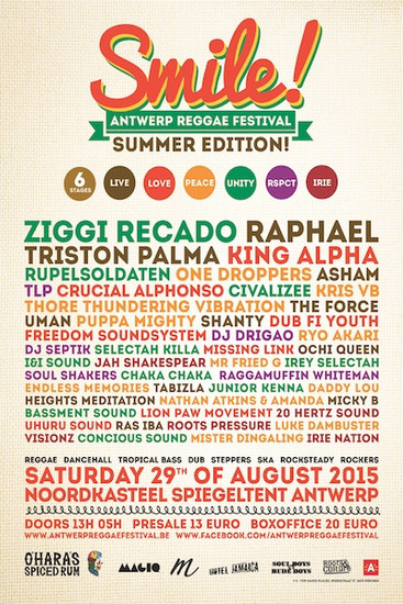 Smile - Antwerp Reggae Festival 2015