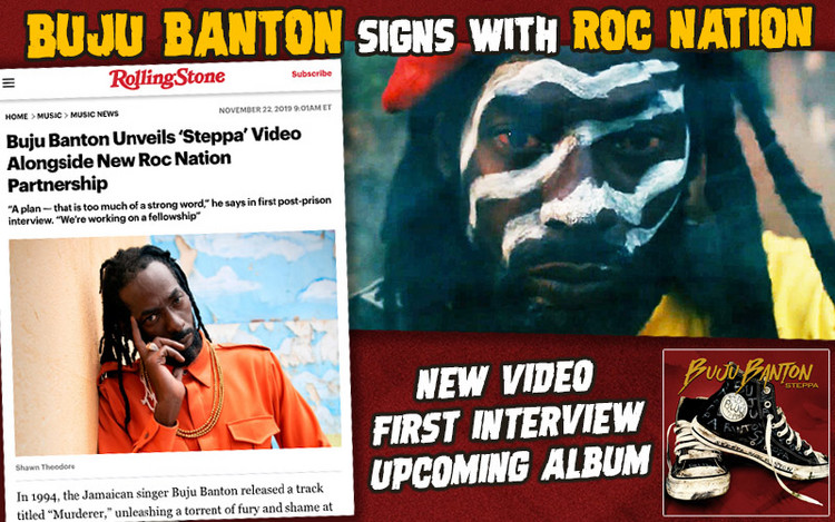 Buju Banton Signs with Jay-Z's Roc Nation and Launches Steppa Video