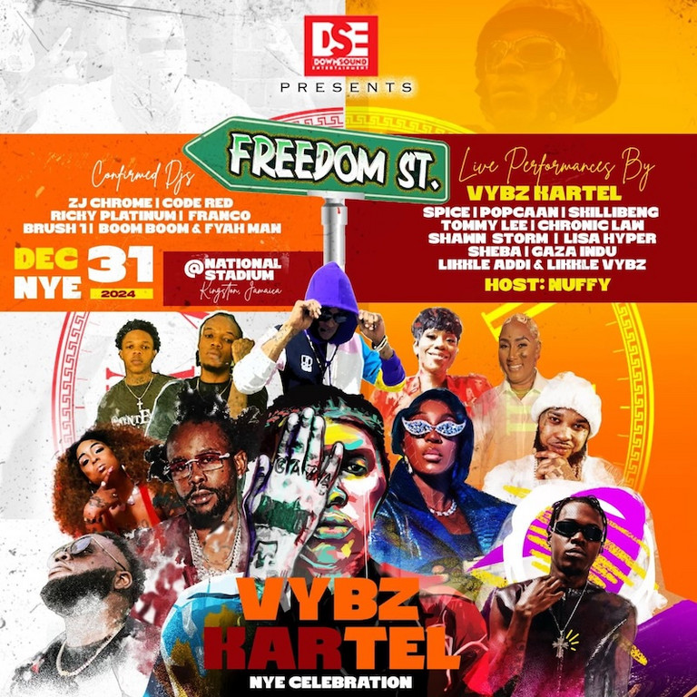 Information: Vybz Kartel - Freedom Street 2024