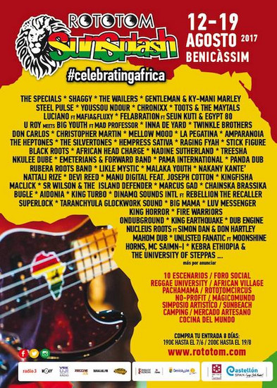 Rototom Sunsplash 2017