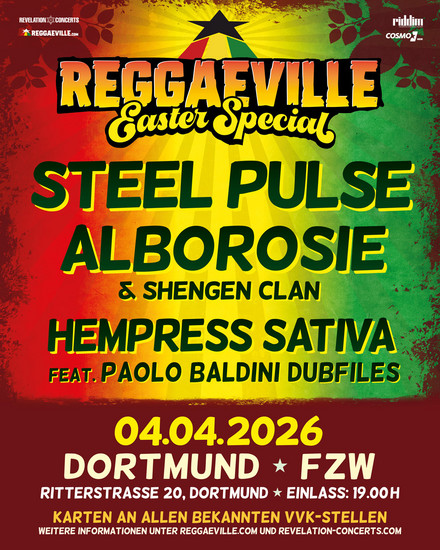 Reggaeville Easter Special - Dortmund 2026