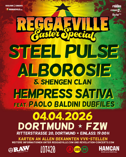 Reggaeville Easter Special - Dortmund 2026