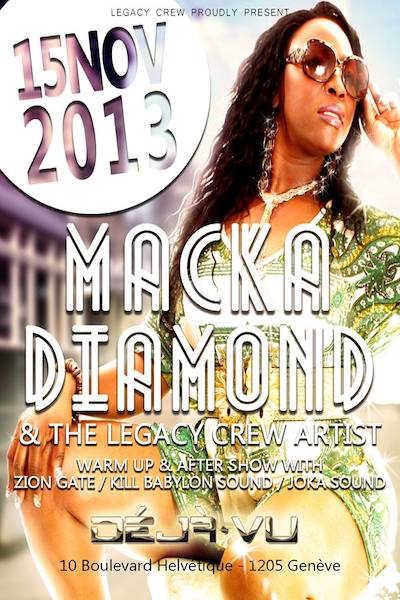 Macka Diamond 11/15/2013