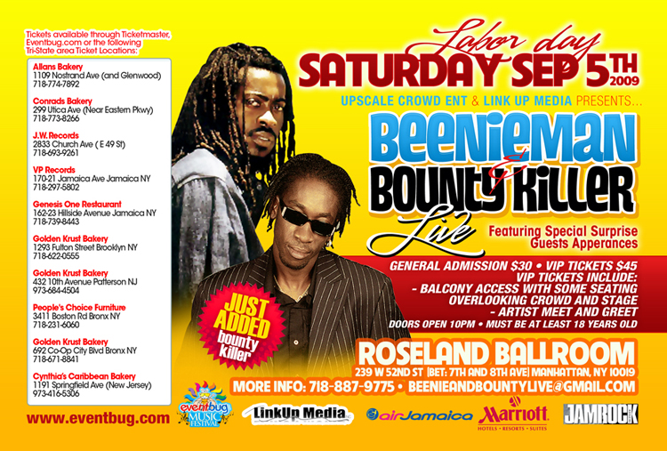 Beenie Man 9/5/2009
