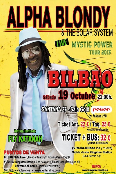 Alpha Blondy 10/19/2013